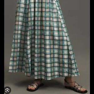 Maeve Plaid Maxi Skirt